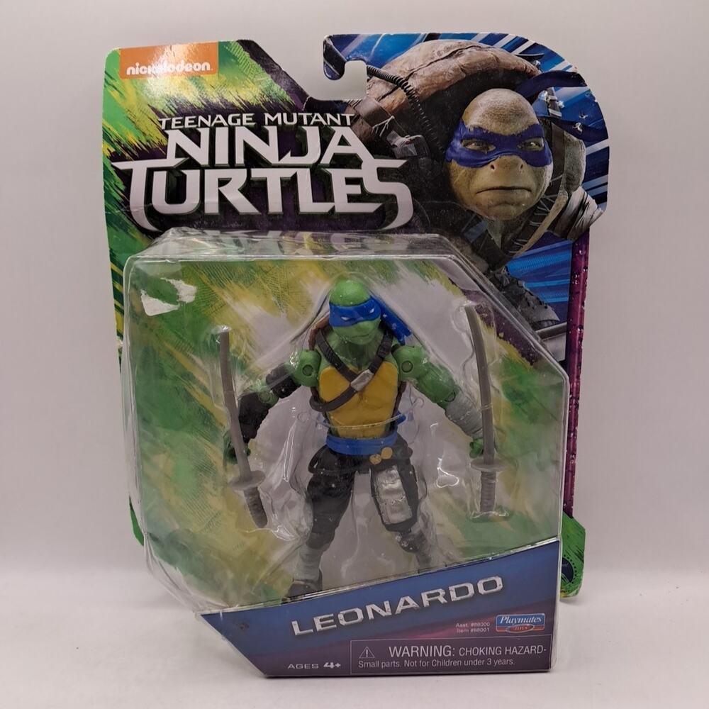 2016 Nickelodeon Teenage Mutant Ninja Turtles - Leonardo Figure 2014 Movie